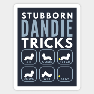 Stubborn Dandie Dinmont Terrier Tricks - Dog Training Sticker